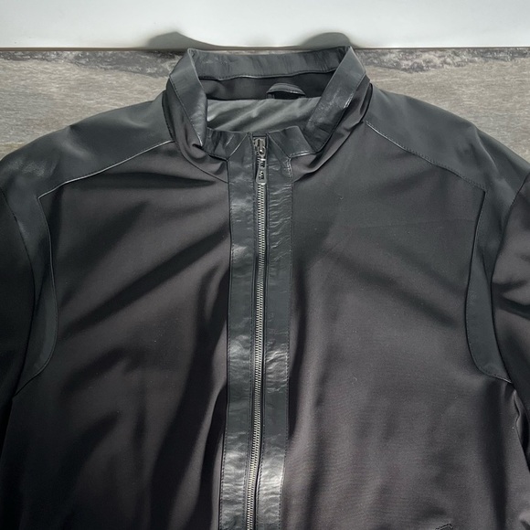 Bod & Christensen XXL Black Fall Jacket with Leather Trim - Picture 4 of 16